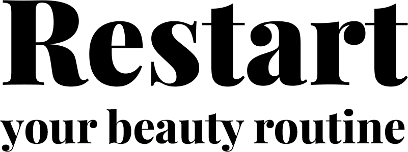 Restart your beauty routine Logo Black